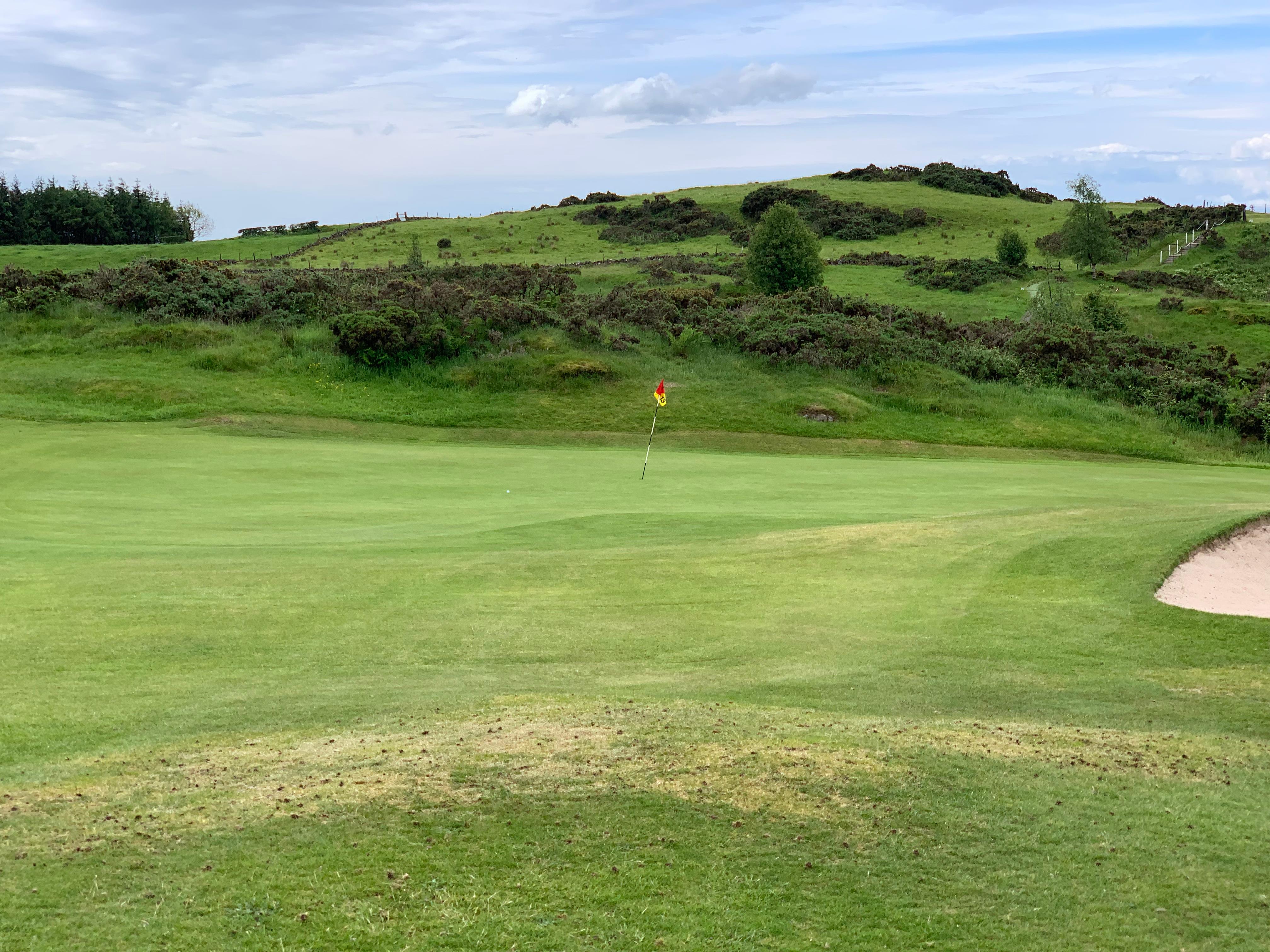 Hole 4 — view of the green